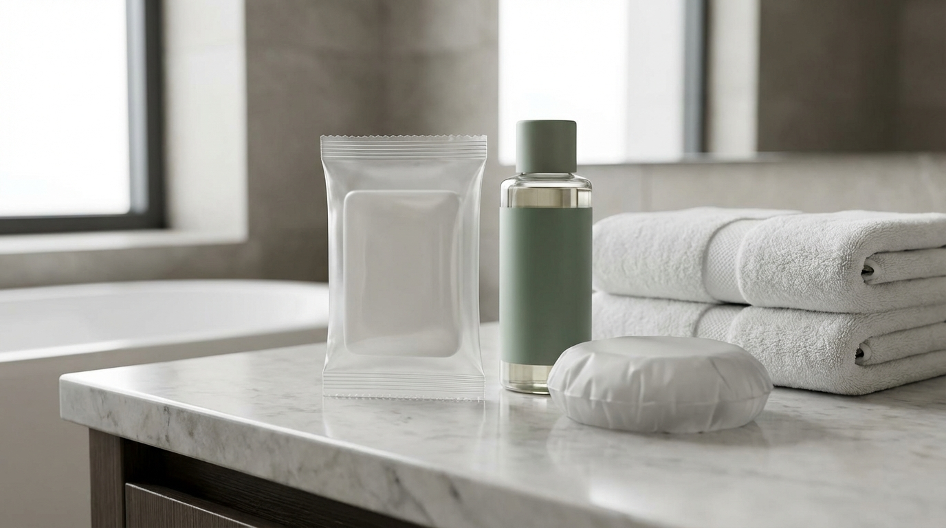 Capa do artigo: Amenities de Hotelaria: Como Encantar Hóspedes com Embalagens Premium